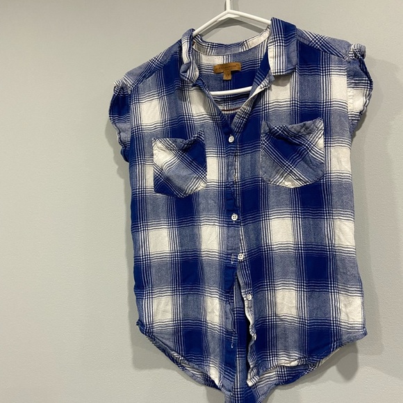 Y2K plaid tee shirt - Picture 3 of 6